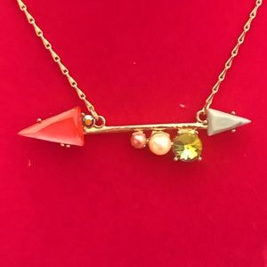 Anthropologie arrow beaded pendant new very cool